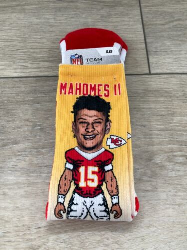 Nfl Team Apparel Kansas City Chiefs Patrick Mahomes MVP Player Crew Socks Large