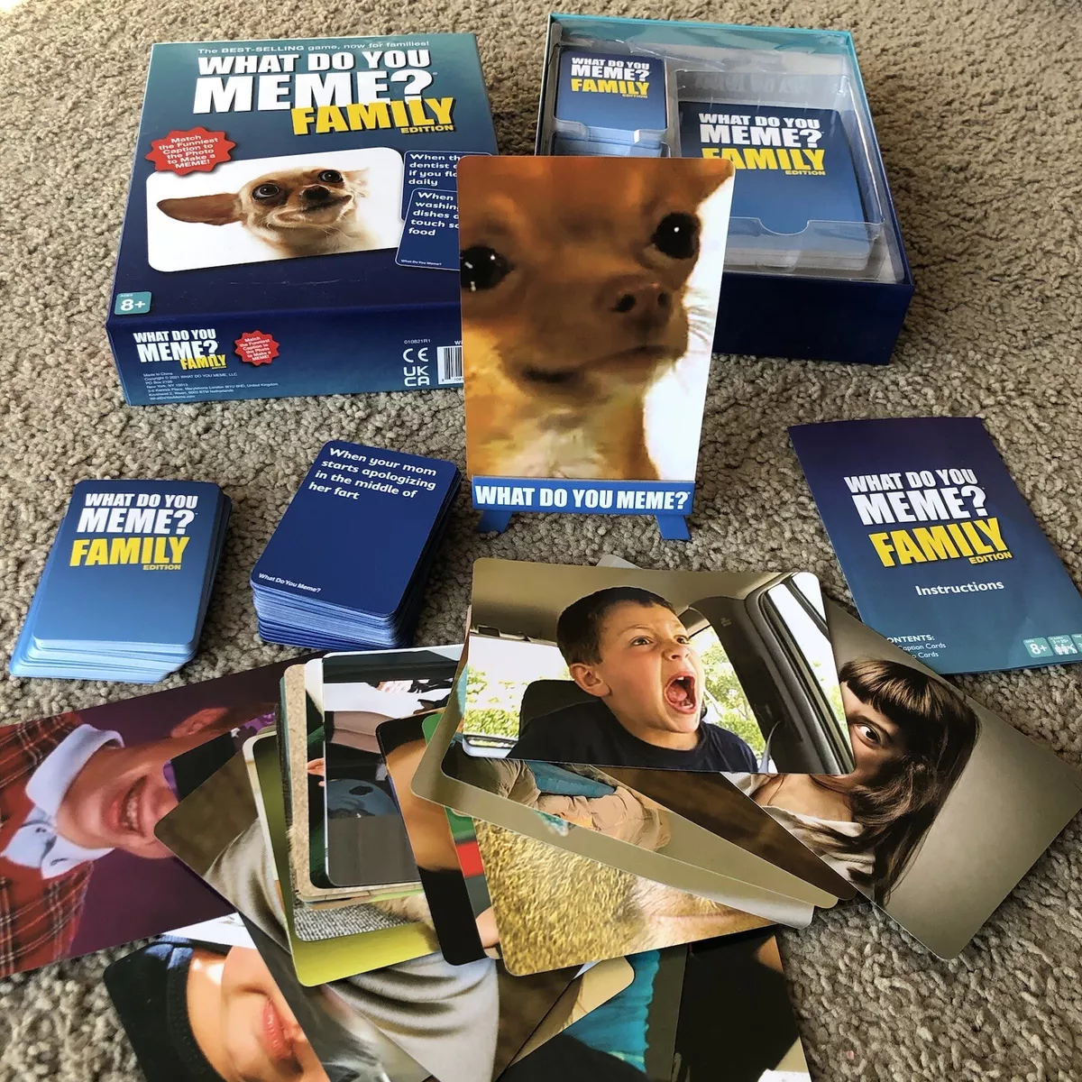 What Do You Meme? Family Edition Board Game on