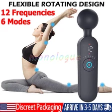 Handheld Massager Wand Magic Full Body Therapy Strong Vibrating Motor 12 speed