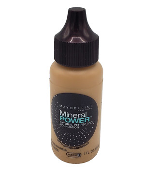 NEW Maybelline Mineral Power Natural Perfecting Foundation Light Beige Medium 0