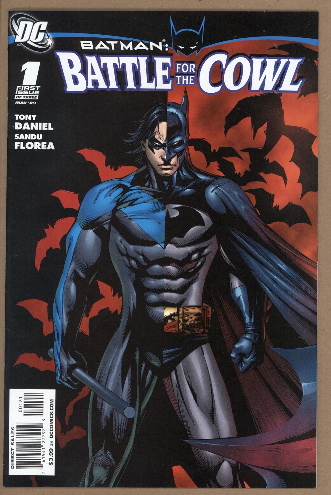 Batman Battle for the Cowl 1 (2009 DC) Variant B Batman RIP Final Crisis  VFNM | eBay