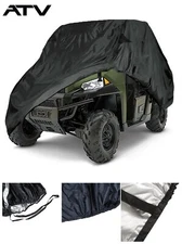 Vehicle Cover For Polaris Ranger XP 1000 900 Premium Waterproof Black UTV