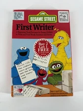 Sesame Street First Writer: A Beginning Word Processor for Children IBM Game EUC
