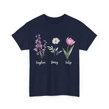 Subtle Floral Anti Trump Shirt Flowers Foxglove Daisy Tulip T-Shirt
