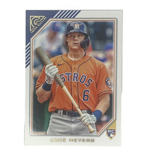 2022 Topps Gallery Baseball Jake Meyers Rookie Card #178 Houston Astros. rookie card picture