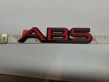 1980s & 1990s Pontiac & Chevy Red & Black ABS Emblem New Old Stock OEM