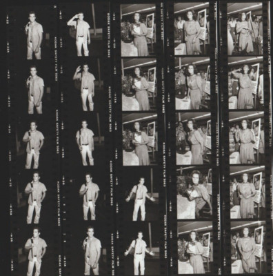 Orig Contact Photo Sheet & Negatives Sophia Loren Don Bowron Paper Dolls 1984