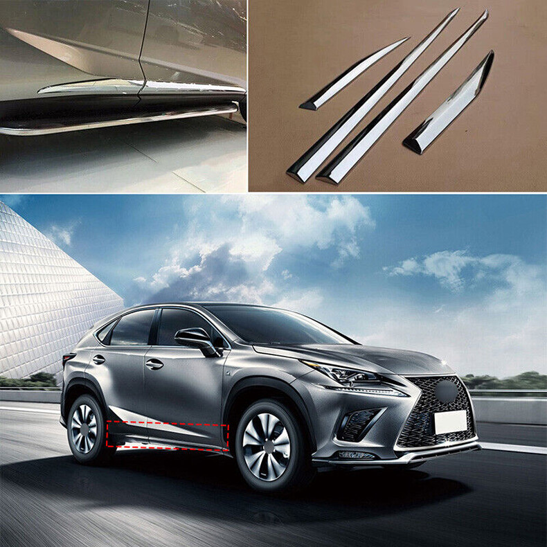For Lexus NX200t 300h 2015-2021 Body Side Door Overlay Guard Cover