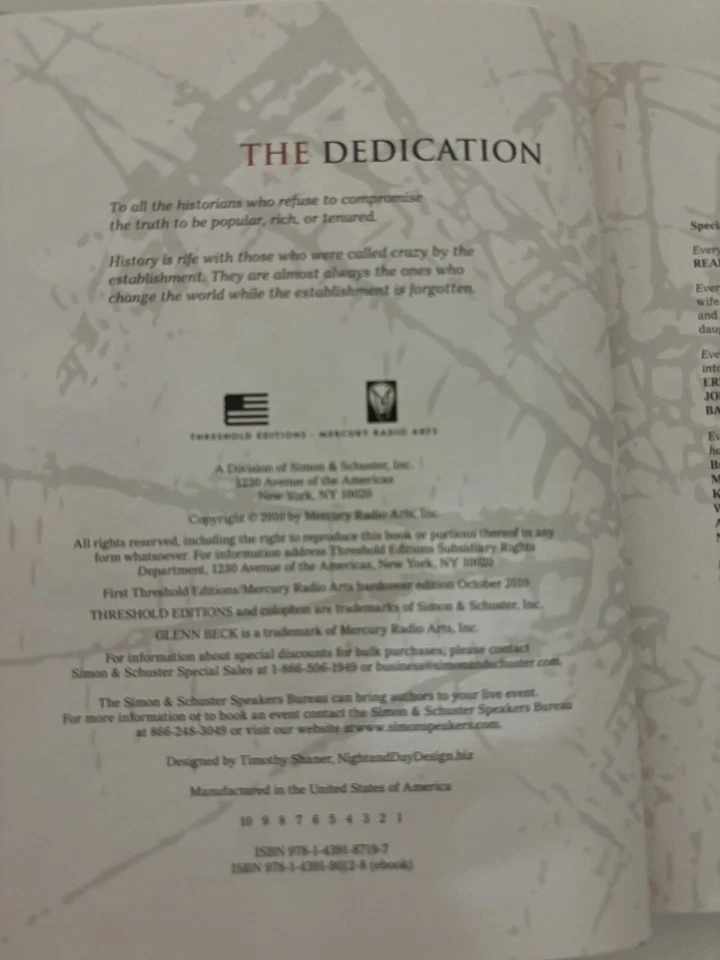 Broke by Glenn Beck -  2010 Hardcover - Image 4 of 4