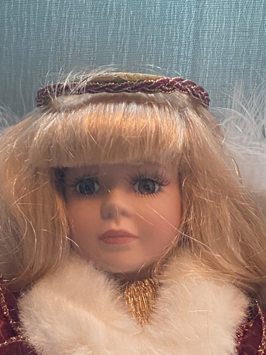 Collectors Choice Christmas Angel Porcelain Bisque “Heather Doll