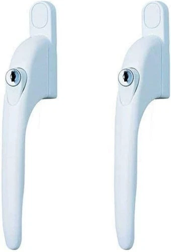 2X Yale Universal Window Handles,fits Right/Left Handed windows P-2YWHLCK40N-WH
