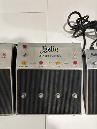 Leslie Speaker Control Model 064857 9-Pin Vintage Organ Pre-Amp Pedal ...