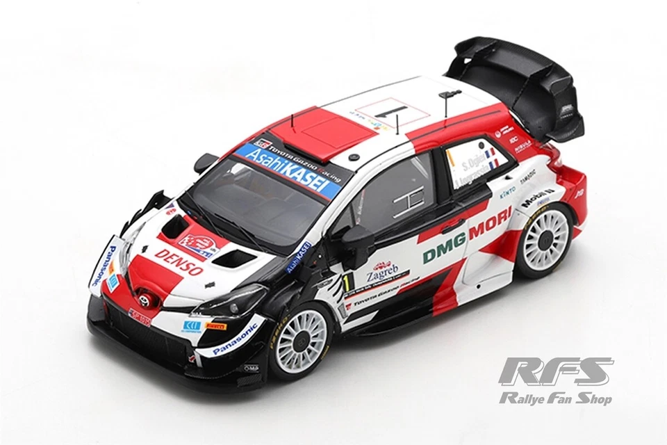 Toyota Yaris WRC Sébastien Ogier Rallye de Croatie 2021 1:43 Spark 6588 NEUF - Photo 1/1