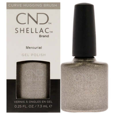 Shellac Nail Color - Mercurial by CND for Women - 0.25 oz Nail Polish ...