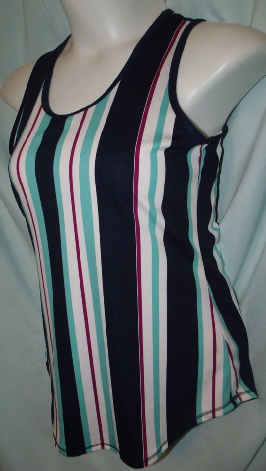 LuLaRoe Multicolor Striped Scoop Neck Sleeveless Blouse Junior's XL - Image 2 of 4