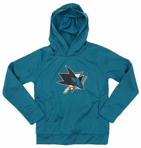 OuterStuff NHL Youth San Jose Sharks Team Performance Hoodie and Tee Combo Set - Picture 2 of 6