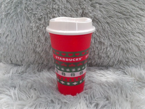 Starbucks Reusable Cups New 16 Fl oz Holiday Valentines Day Christmas - Picture 2 of 15