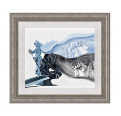 Berserk Exhibition Character Fine Graph Type F Hawk of Light Berserker Framed