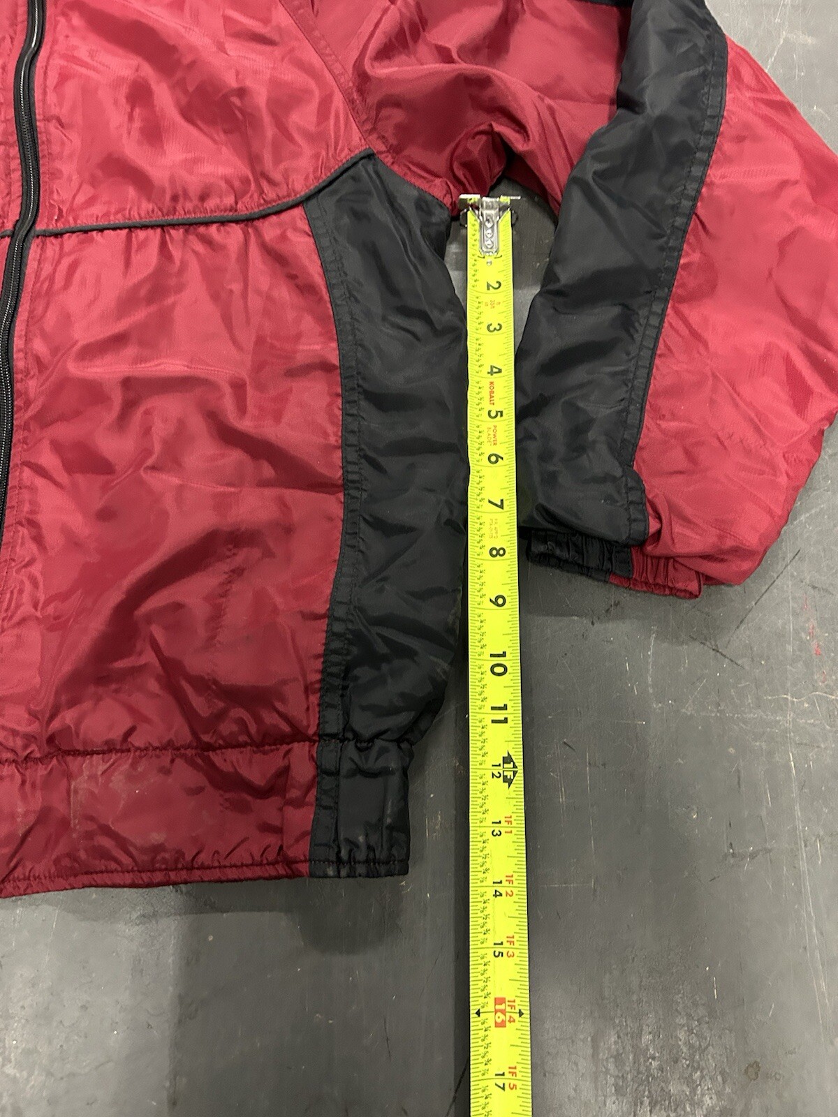 SACAI X NIKE Nike Team Giacca Uomo Full Zip Track Taglia Small Rosso Granato Nero Allenamento Corsa