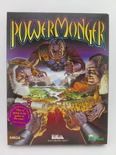 Powermonger (Amiga, 1990) NTSC Box No Disks RTS Strategy Game