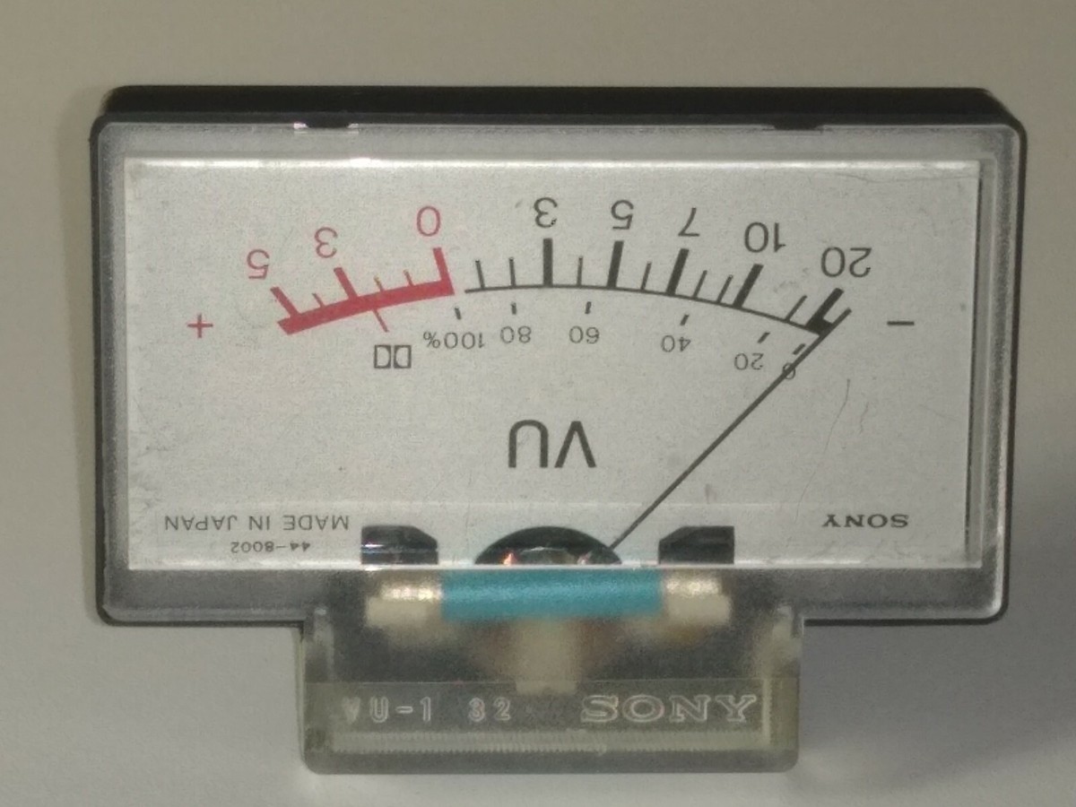その他 SONY T-210VHGK Sony 336-21 T-2118 VU Meter made in Japan | eBay