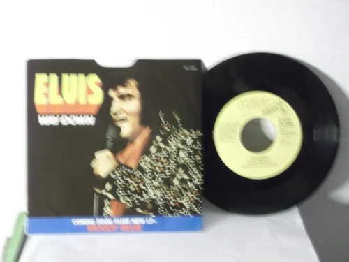 Elvis Presley,RCA PB-10998,"Way Down",US,7" 45 with P/S,1977 PROMO classic,MINT!