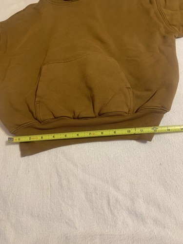 Yeezy x Gap Kid's Youth Double Layer Perfect Pocket Hoodie Brown Medium NWT - Picture 5 of 12