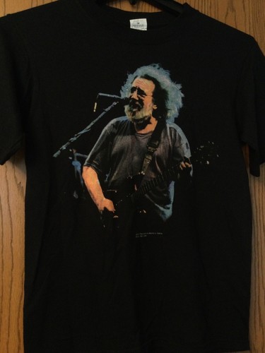 Jerry Garcia (1942-1995) - 2002 Black Shirt - S - Anvil
