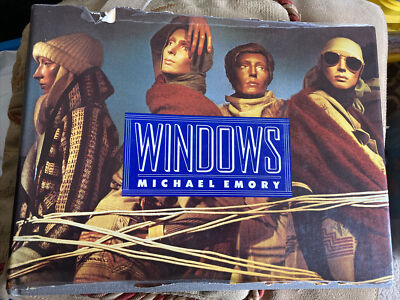 Windows by Michael Emory 1977 HC DJ Mannequin Art Book CBI