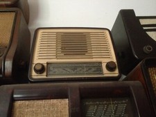 RADIO PHILIPS a valvole  Radio d'epoca orizzontale mobile in bachelite funz.te