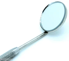 Dental Mirror # 5 Octagon Handle Oral Care Stainless Steel Premium Instruments