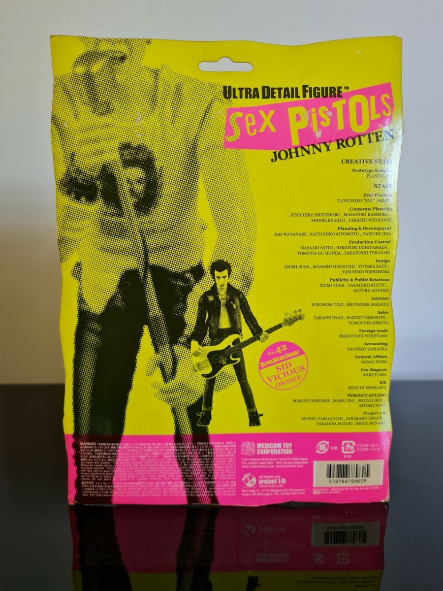 Sex Pistols Medicom Rare Johnny Rotten Punk Action Figure Sex Pistols Medicom Rare Johnny Rotten Punk Action Figure
