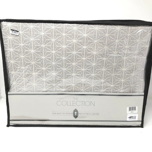 The Collection Cascade 108-Inch Rod Pocket/Back Tab Window Curtain Panel Silver - Picture 3 of 7