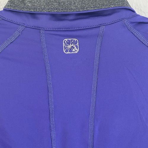 Lila Langarm Damenjacke mit durchgehendem Reißverschluss Größe M - Bild 8 von 10