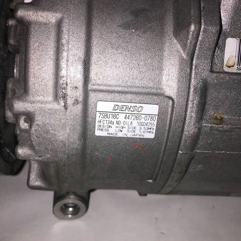 BMW M3 E46 A/C COMPRESSOR 2004 2005 2006 OEM 447260-0780 - Image 2 of 4