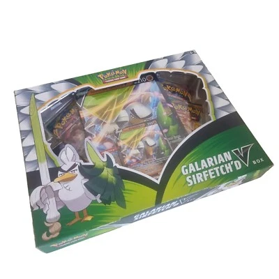 Pokemon TCG Galarian Sirfetch'd V Box ✔ Includes Evolutions Booster Pack - Image 1 of 4