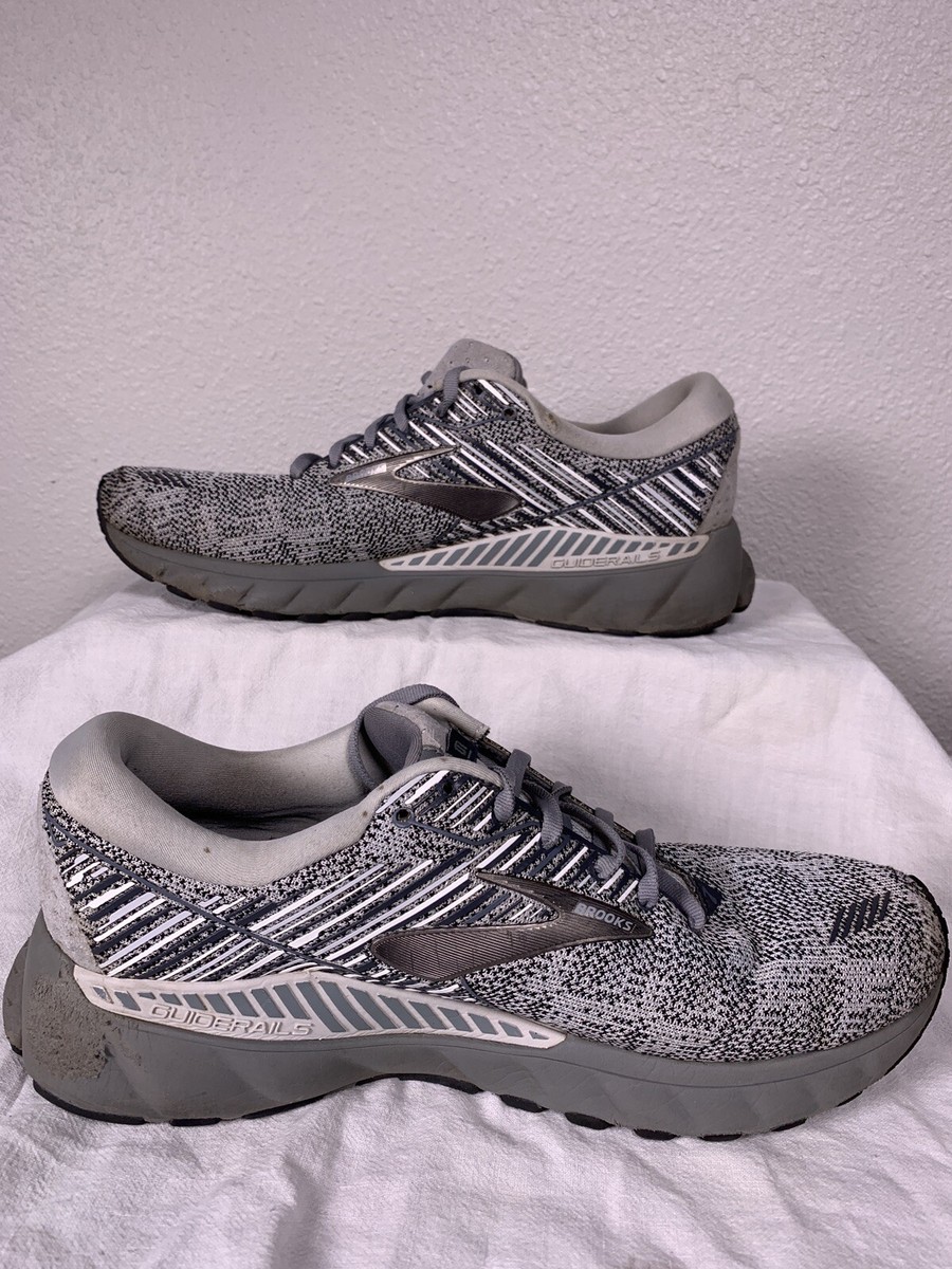Brooks Adrenaline GTS 19 Mens Running Shoes Grey Black 1102941D126 Size 8.5 Brooks Adrenaline GTS 19 Running Shoes Grey 1102941D126 Size  main image 2