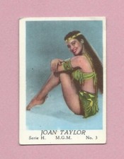 1957 Dutch Gum Serie H #3 Joan Taylor