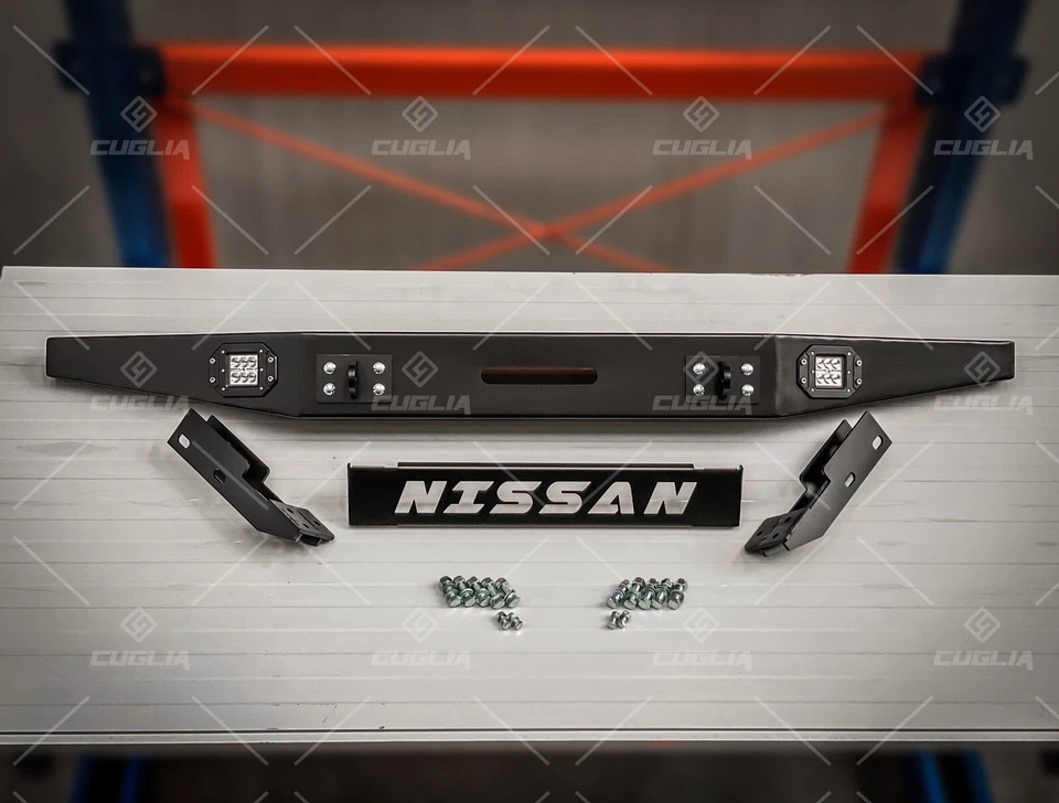 Paraurti Anteriore Patrol Gr Y60 Uso Gravoso Pare-Chocs Avant Robuste - Immagine 2 di 4