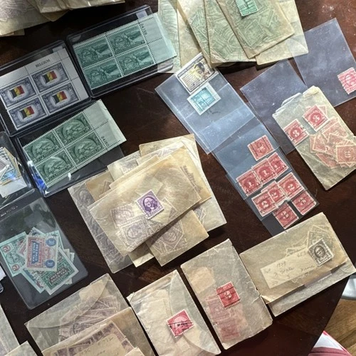 Vintage US Stamp Collection Lot! Mostly Sorted! Various denominations & dates!