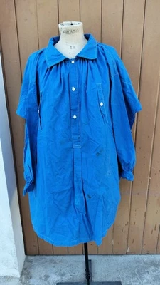 Grande blouse de travail ancienne, Maquignon,Maraîcher,Paysan Foire Aux Bestiaux - Photo 1/4