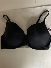 NWT Adore Me Lightly Lined Underwire T- Shirt Bra Size 38DD Black