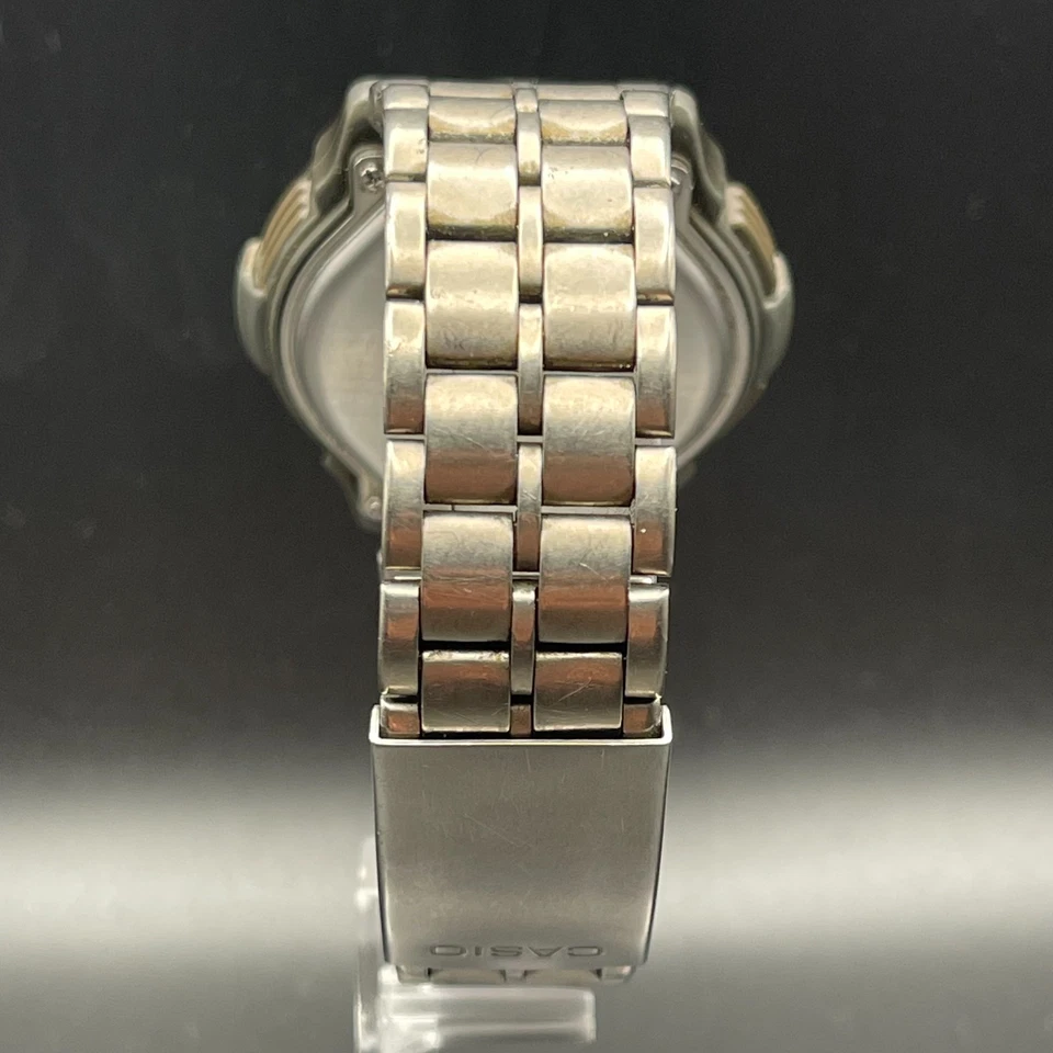 CASIO ABX-64 Twincept Data Bank Vintage Titanium Watch Not Working Japan W037 - Image 4 of 4