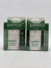 BiOFREEZE Menthol-Pain Relieving stick 0.76 oz - Lot of 2