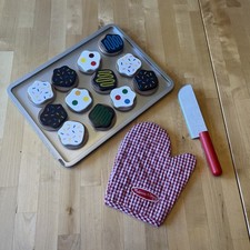 Melissa Doug Slice and Bake Cookies Wooden Play Food Set