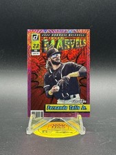 2022 Donruss #M-2 Fernando Tatis Jr. Marvels Pink Fireworks