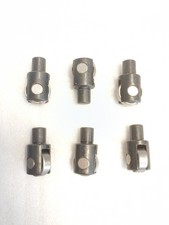 2 kits of 12MM Mounting Diameter Stud Lathe Steady Rest Roller Jaws