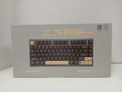 #ad #ad Yunzii AL75 Pro CNC Aluminum Wireless Mechanical Keyboard Black *PARTS* $26.99