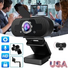 1080P Full HD USB Webcam for PC Desktop  Laptop Web Camera with Microphone/FHD