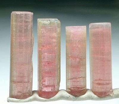 Saturated Top Quality Bi-Colour Watermelon Tourmaline Crystals From Afg